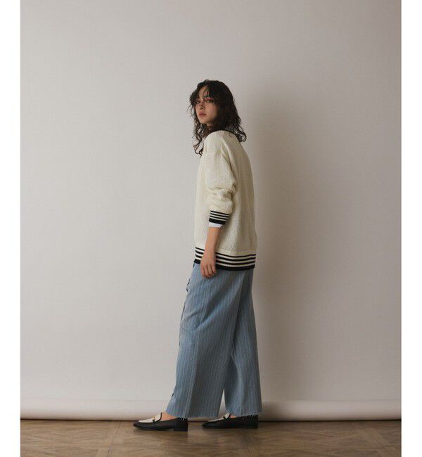 Diagram「メッシュラインニットカーディガン」|カーディガン|