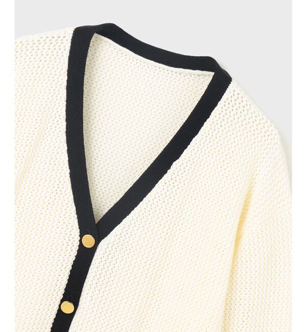 Diagram「メッシュラインニットカーディガン」|カーディガン|