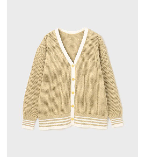 Diagram「メッシュラインニットカーディガン」|カーディガン|