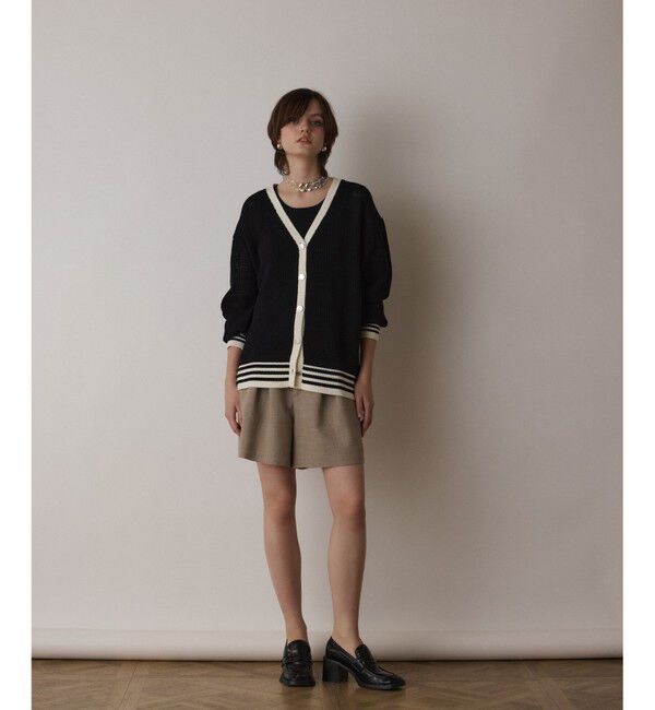 Diagram「メッシュラインニットカーディガン」|カーディガン|