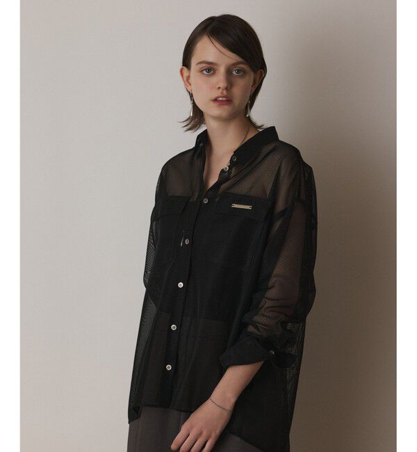 Diagram「メッシュオーバーシャツ」|シャツ・ブラウス|