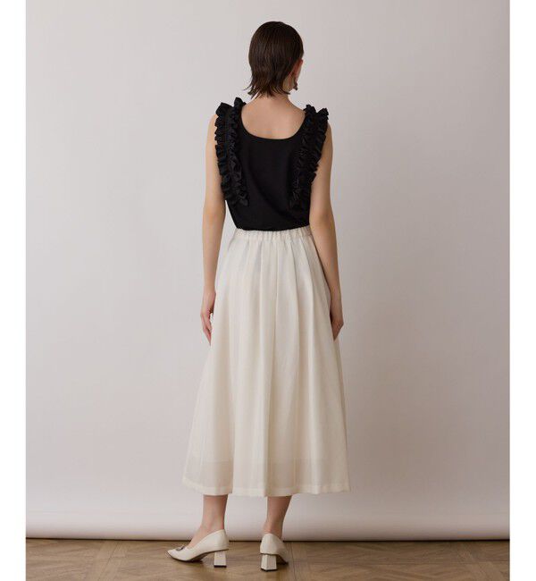 GRACE CONTINENTAL「シアーメッシュスカート」|スカート|