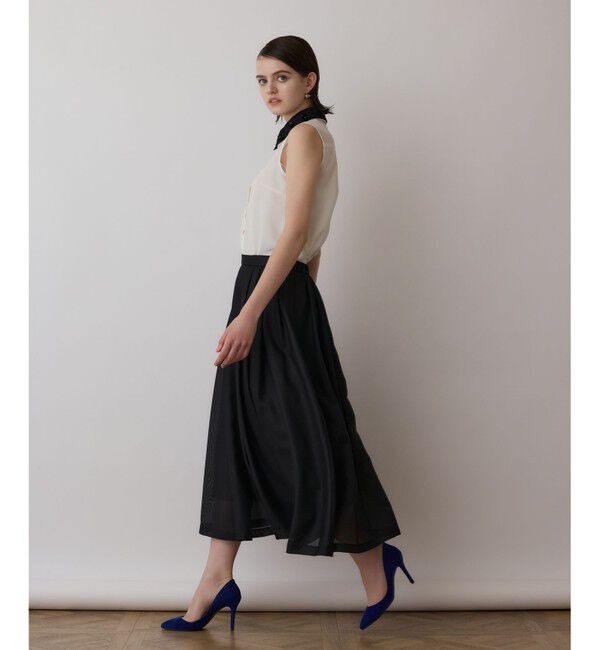 GRACE CONTINENTAL「シアーメッシュスカート」|スカート|