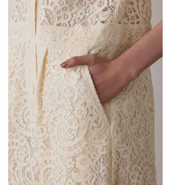 GRACE CONTINENTAL「コードレースジャンプスーツ」|オールインワン|