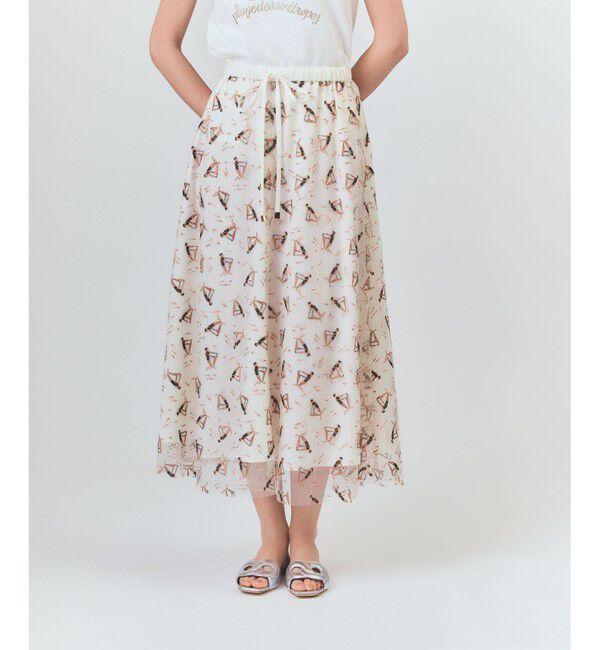 Grace Class「マリンembフレアスカート」|スカート|