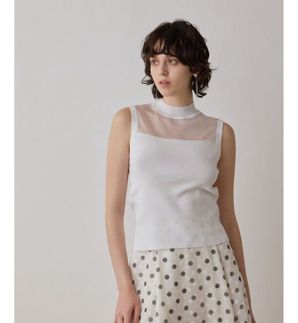 GRACE CONTINENTAL「シアーグロスニットトップ」|その他|