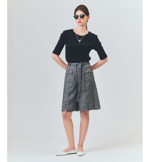 Grace Class「リネンデニムライクパンツ」|デニム|