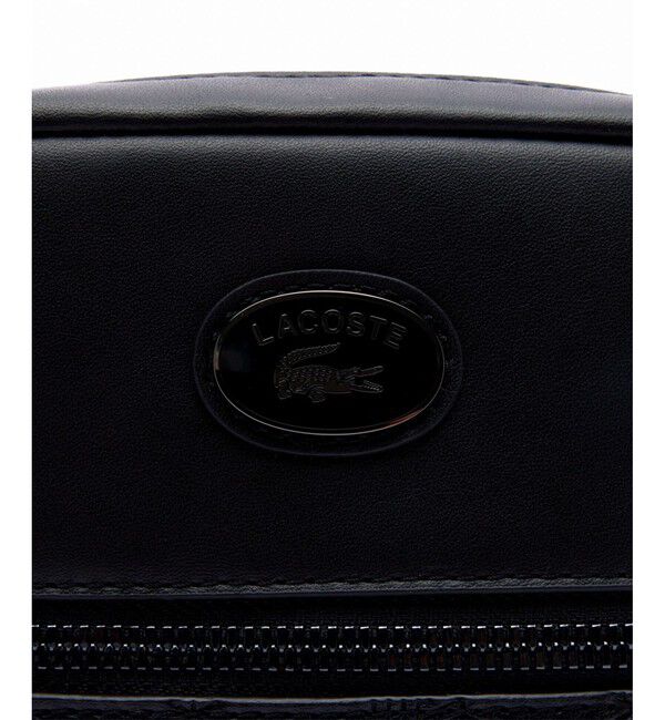 LACOSTE「NOMOGRAMME スプレットレザー モノグラムショルダーバッグ」|ショルダー・メッセンジャー|