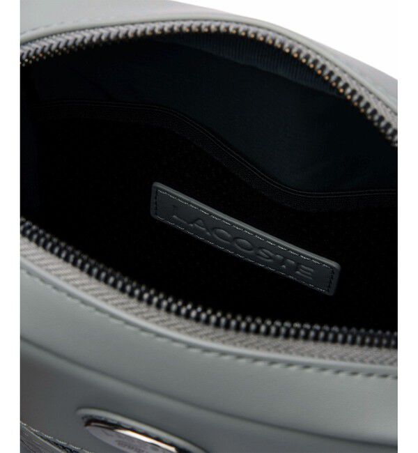 LACOSTE「NOMOGRAMME スプレットレザー モノグラムショルダーバッグ」|ショルダー・メッセンジャー|