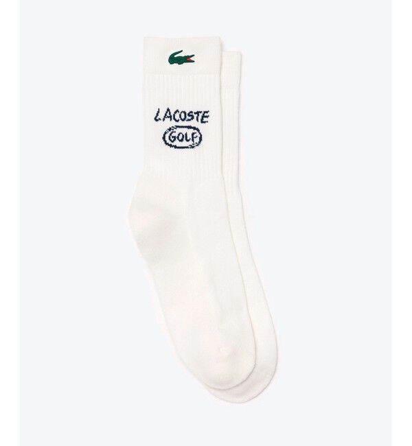 LACOSTE「ラコステゴルフブークレジャージソックス 25-27cm」|ソックス|オフホワイト