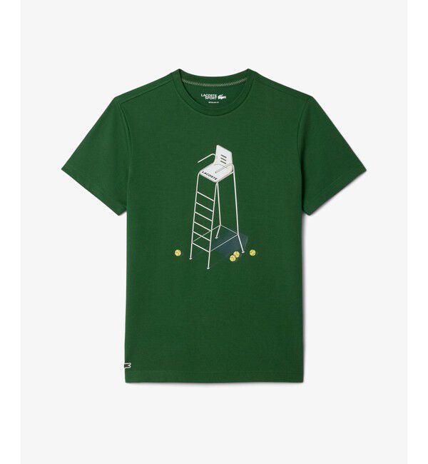 LACOSTE「レフェリーチェアウルトラドライTシャツ」|Tシャツ・カットソー|