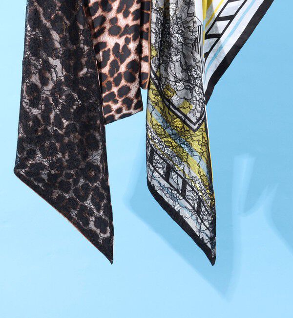 NOLLEY'S「【manipuri/マニプリ】レース三角スカーフ」|バンダナ・スカーフ|