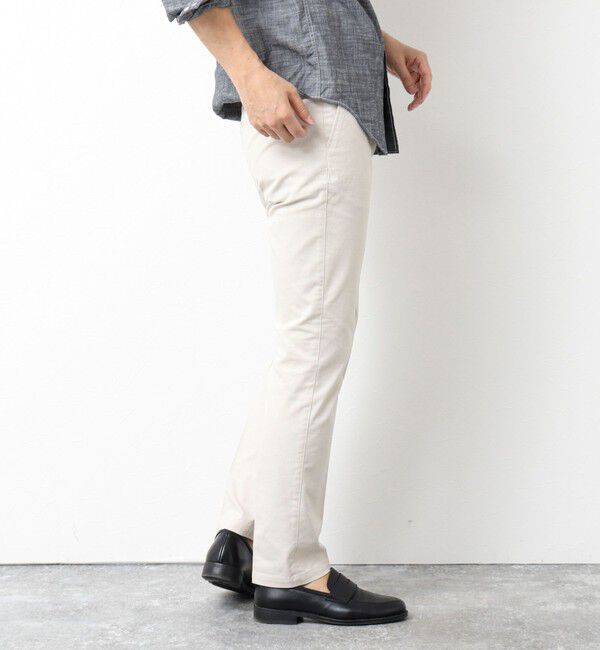 NOLLEY'S goodman「《ビジカジ対応》綿麻COOLMAX スリムフィットパンツ 25SS」|チノ|