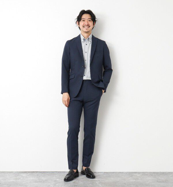 NOLLEY'S goodman「《ビジカジ対応》吸水速乾 360&deg;ストレッチ トリコットST テープBD 25SS」|シャツ・ブラウス|