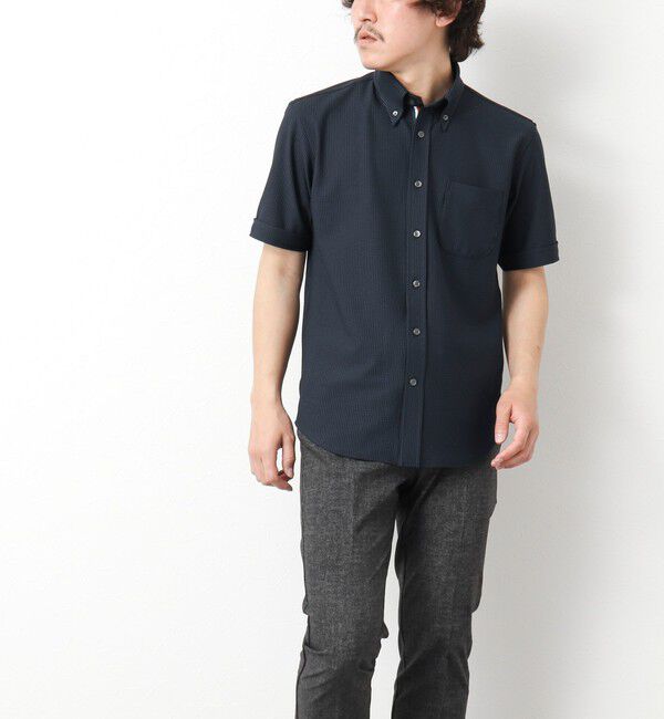 NOLLEY'S goodman「《ビジカジ対応》吸水速乾 360&deg;ストレッチ トリコットST テープBD 25SS」|シャツ・ブラウス|