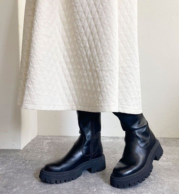 fredy emue「キルティングタックスカート」|スカート|