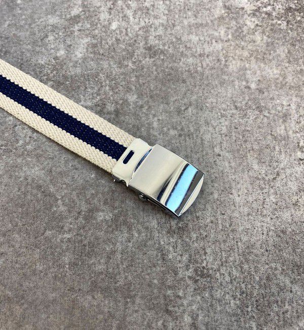 fredy emue「【atelier brugge/アトリエブルージュ】 シルバーバックルテープベルト」|ベルト|