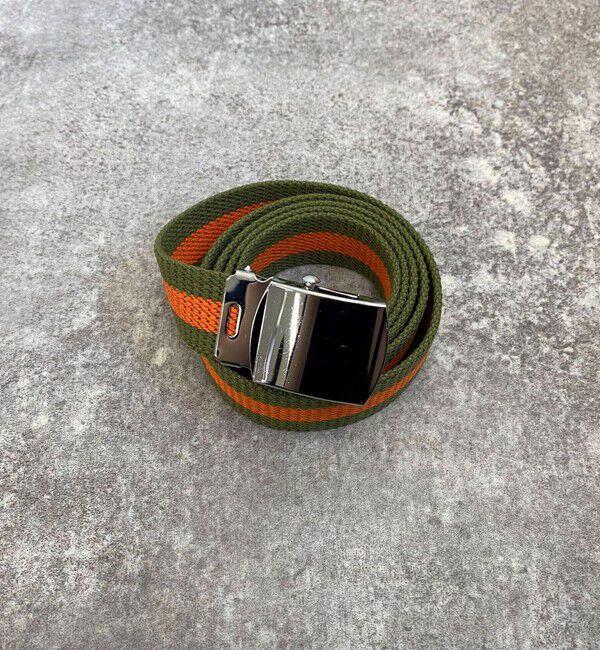 fredy emue「【atelier brugge/アトリエブルージュ】 シルバーバックルテープベルト」|ベルト|