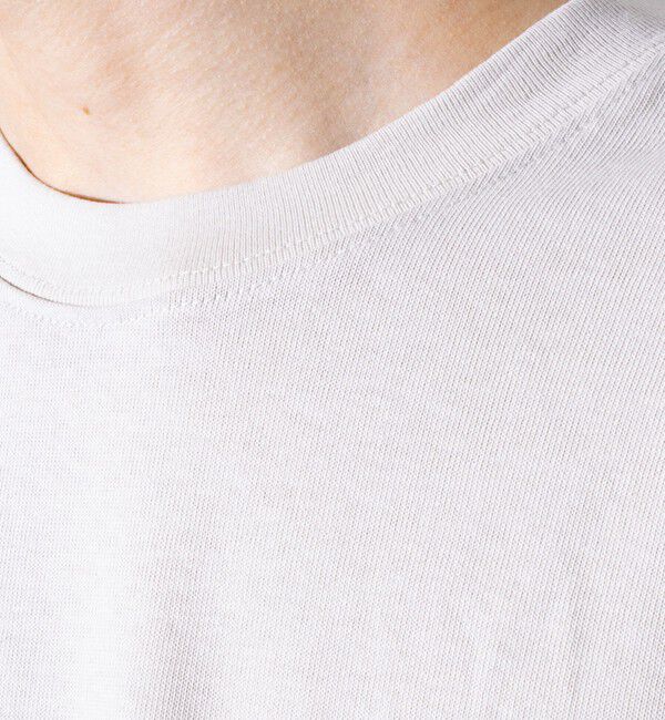 GLOSTER「【GLOSTER/グロスター】裾ドロスト 機能素材Tシャツ 無地T ショートスリーブ」|Tシャツ・カットソー|