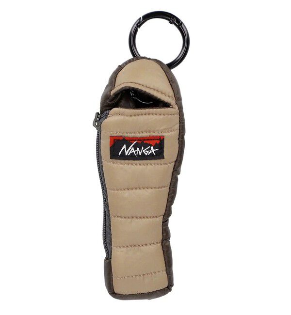 GLOSTER「【NANGA/ナンガ】MINI SLEEPING BAG KEY HOLDER」|キーケース|ベージュ