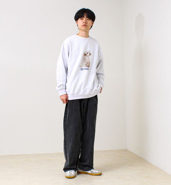 GLOSTER「【MY PET】クルーネックプリントスウェット」|スウェット・ジャージ|