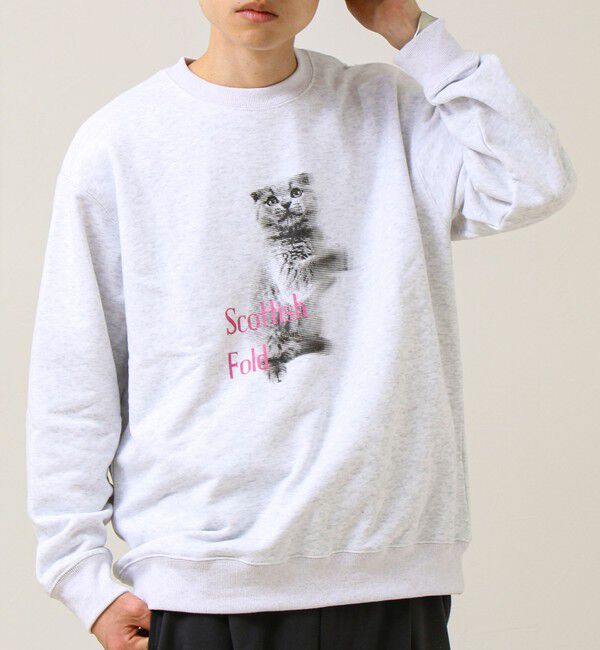 GLOSTER「【MY PET】クルーネックプリントスウェット」|スウェット・ジャージ|