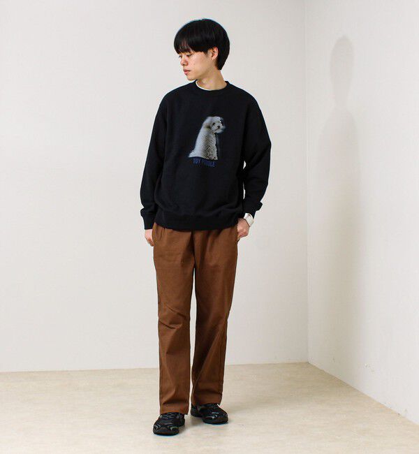 GLOSTER「【MY PET】クルーネックプリントスウェット」|スウェット・ジャージ|