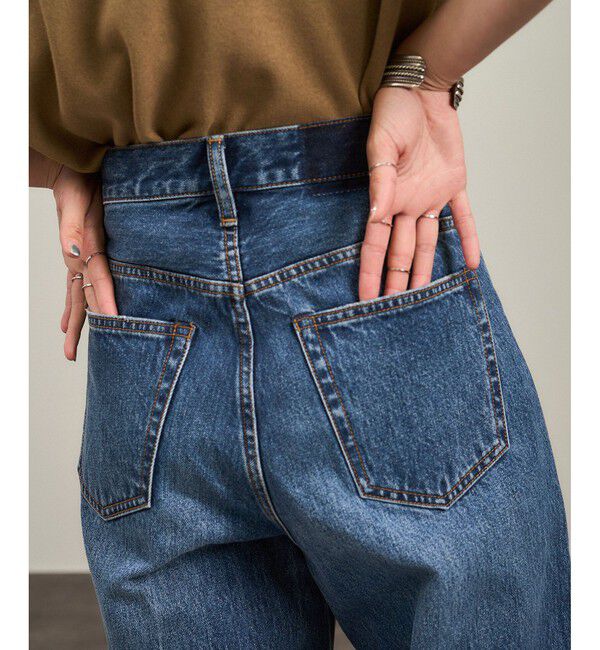 SALON adam et rope'「USAコットンセンタープレスバギーデニム［セットアップ対応］」|デニム|