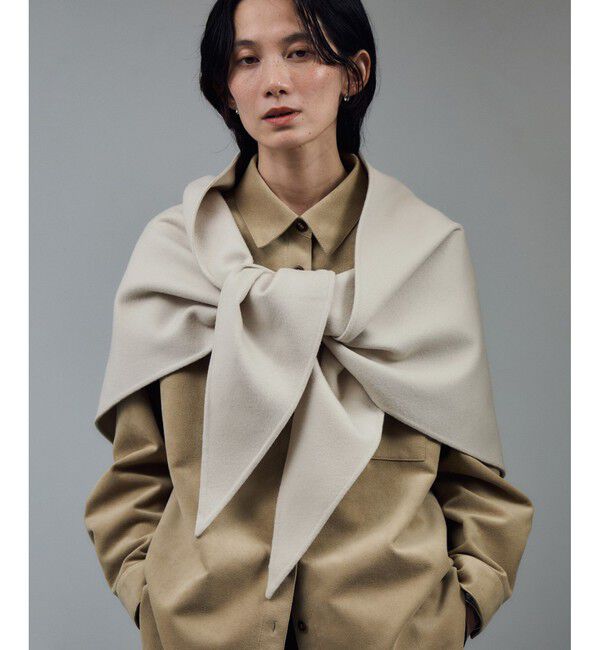 SALON adam et rope'「シャルムリバーストール」|ストール|オフホワイト(15)