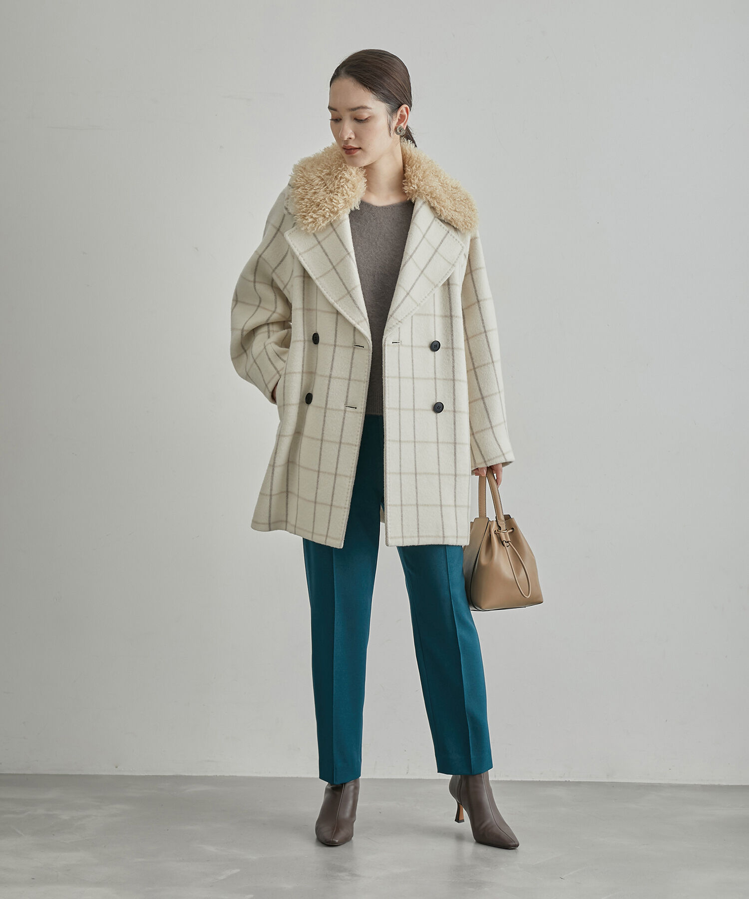 ROPE「【追加生産・新色登場】RPロゴ スプリットレザードロストミドルバッグ」|ハンドバッグ|