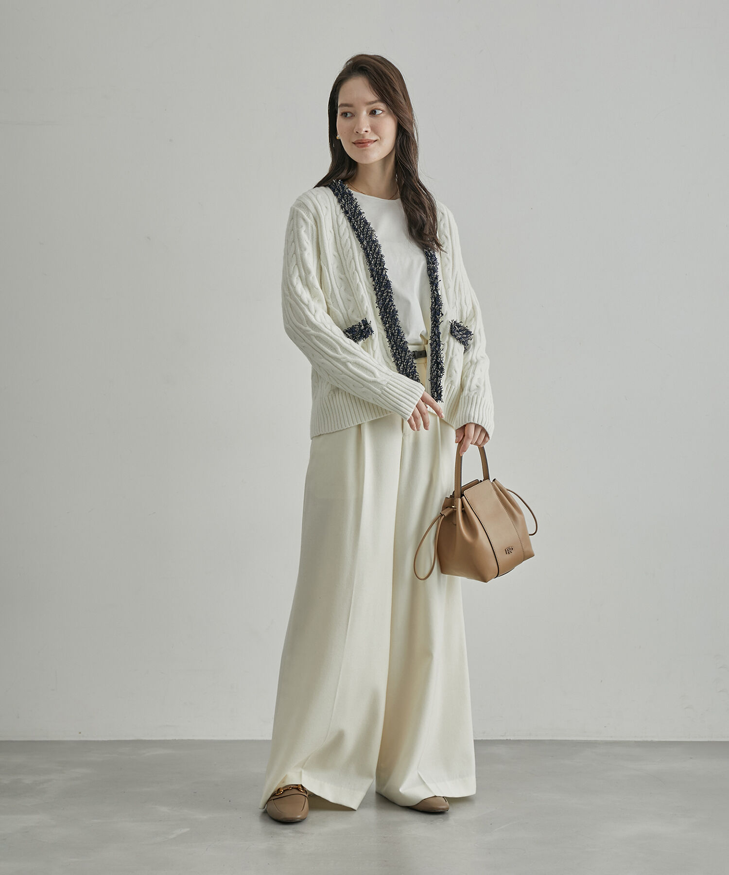 ROPE「【追加生産・新色登場】RPロゴ スプリットレザードロストミドルバッグ」|ハンドバッグ|