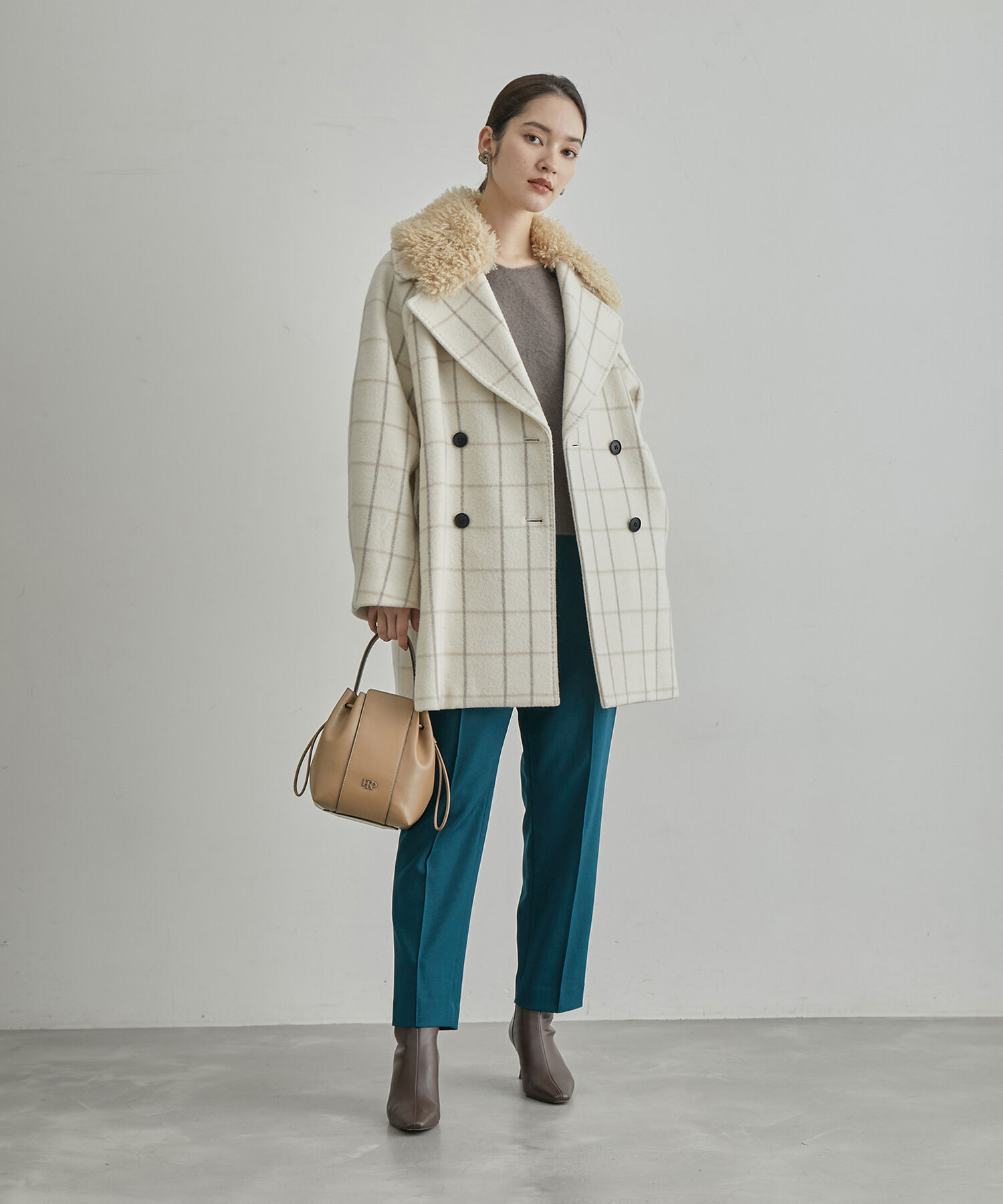 ROPE「【追加生産・新色登場】RPロゴ スプリットレザードロストミドルバッグ」|ハンドバッグ|