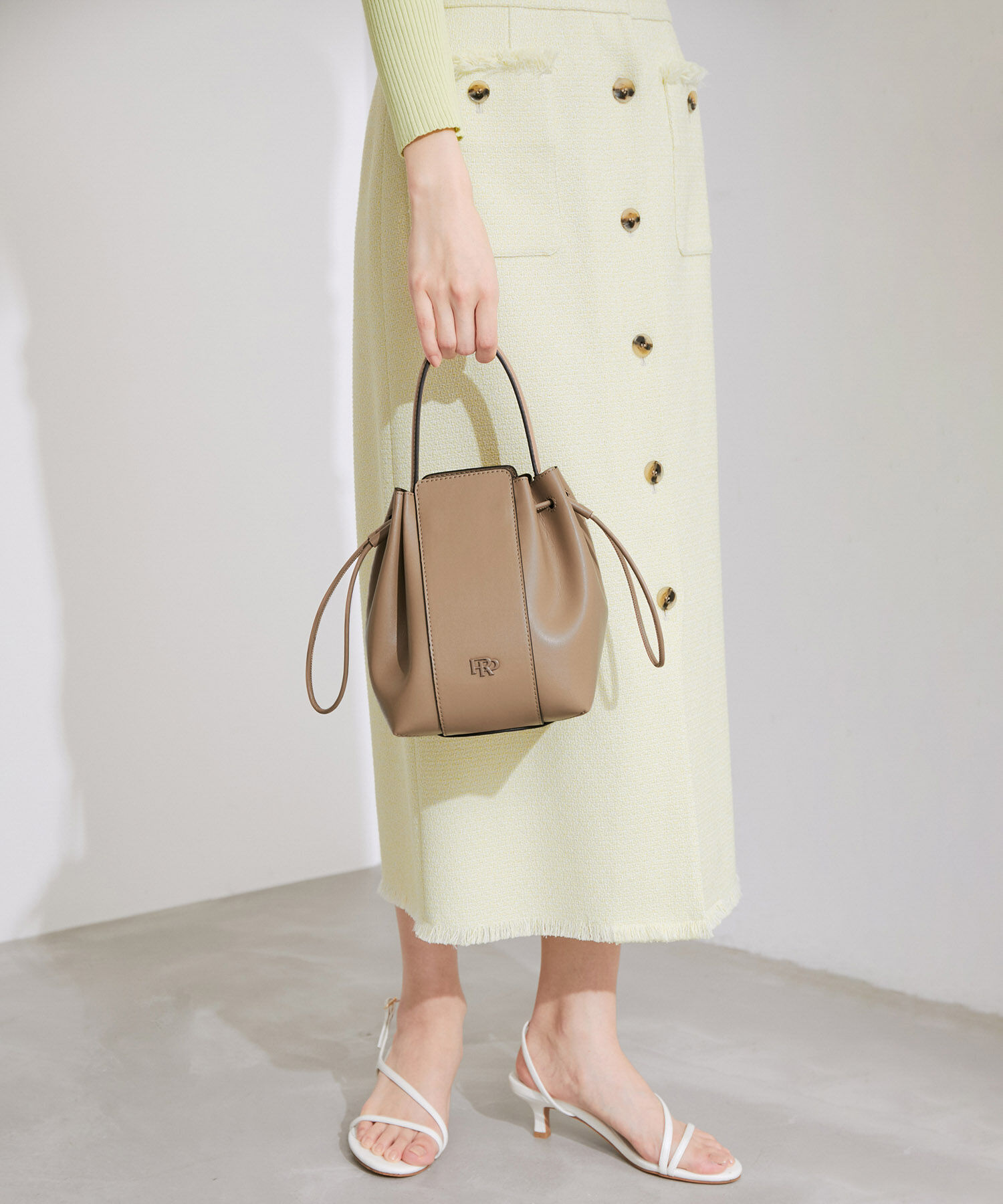 ROPE「【追加生産・新色登場】RPロゴ スプリットレザードロストミドルバッグ」|ハンドバッグ|