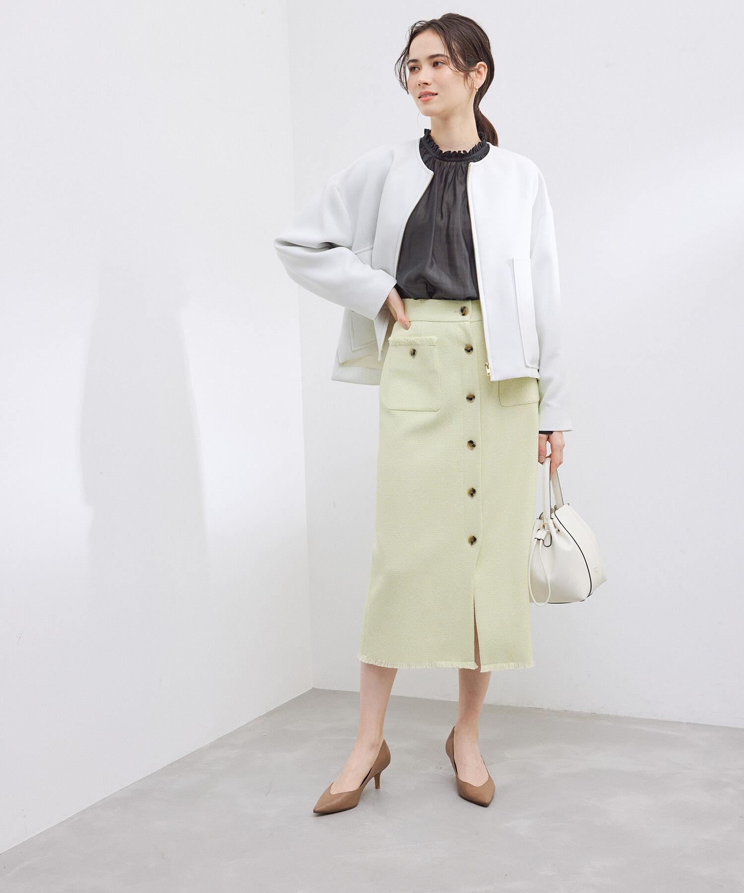 ROPE「【追加生産・新色登場】RPロゴ スプリットレザードロストミドルバッグ」|ハンドバッグ|