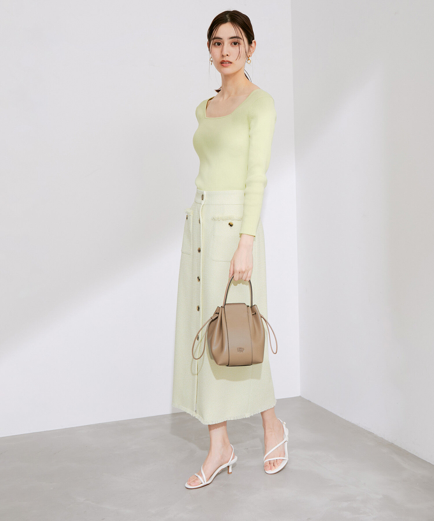 ROPE「【追加生産・新色登場】RPロゴ スプリットレザードロストミドルバッグ」|ハンドバッグ|