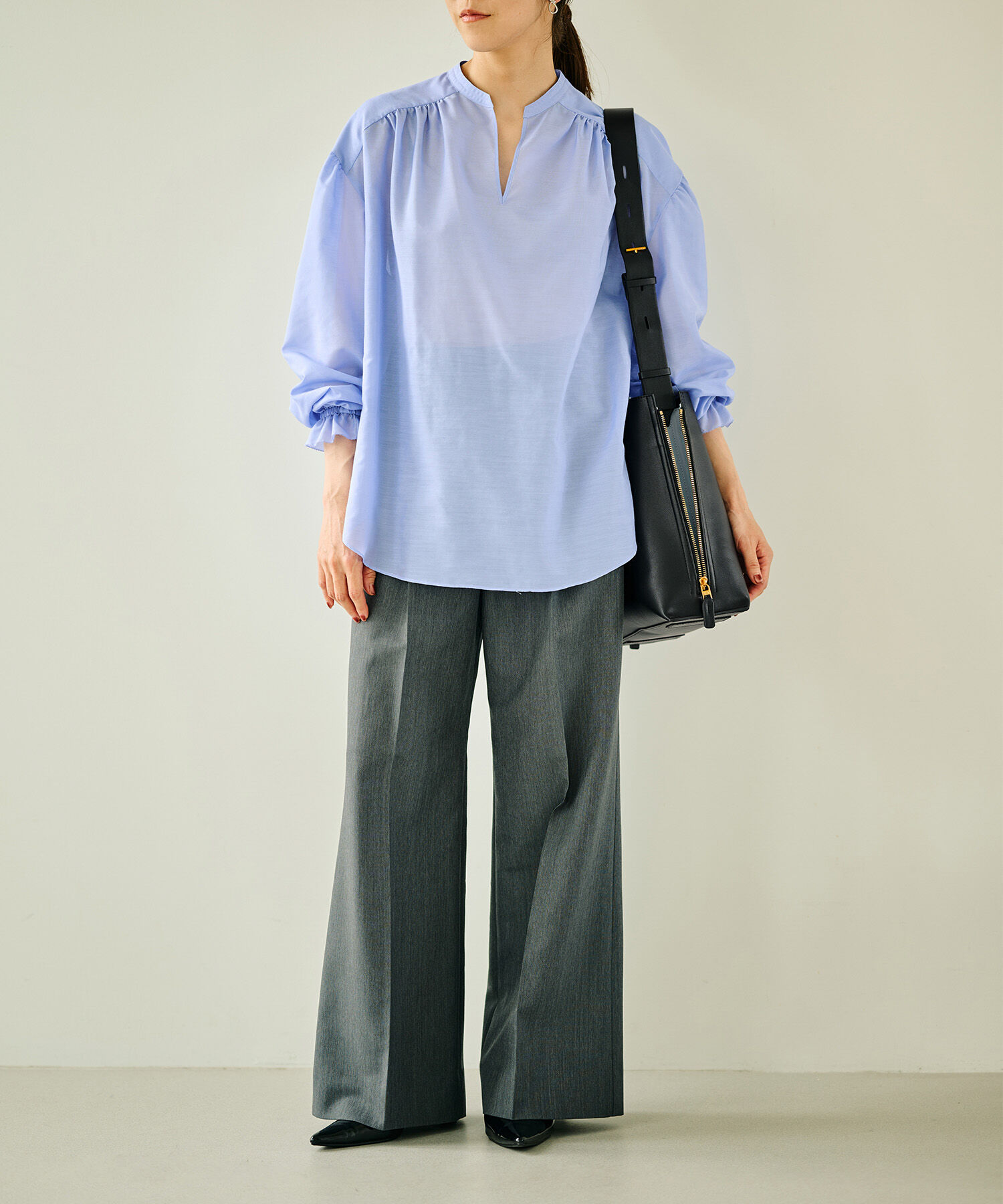 E'POR「【E'POR】Y BAG Shoulder Medium（サイドジップショルダーバッグ）【WEB限定/一部店舗限定】【メディア掲載」|ショルダー・メッセンジャー|