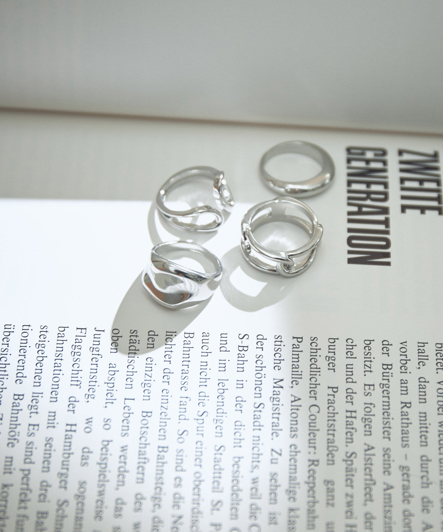 VIS「【CanCam9月号掲載】【SET】メタルリングセット」|リング|