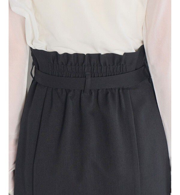 VIS「【防シワ】パウダリーツイルマーメイドスカート」|スカート|