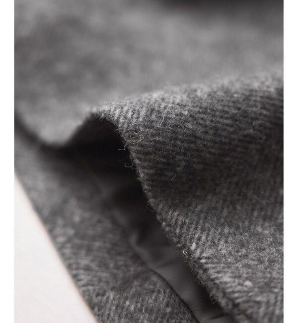 VIS「尾州シャギースタンドカラーロングコート/静電気防止・WEB限定PS・TMサイズ」|その他|