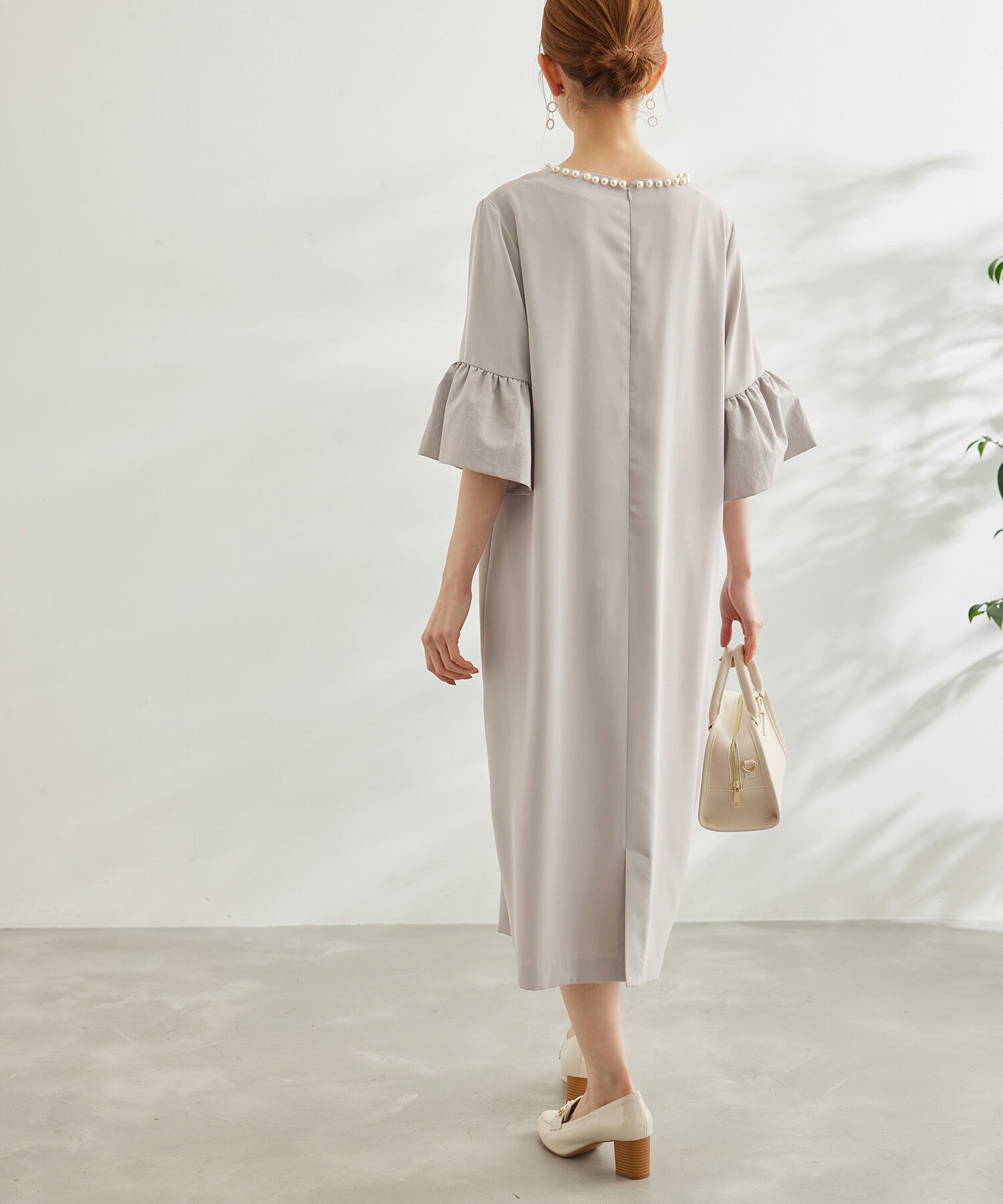 Rope&rsquo;Picnic「【一部店舗限定】【Mon E&rsquo;toile/モンエトワール】パールサックDress」|ドレス|