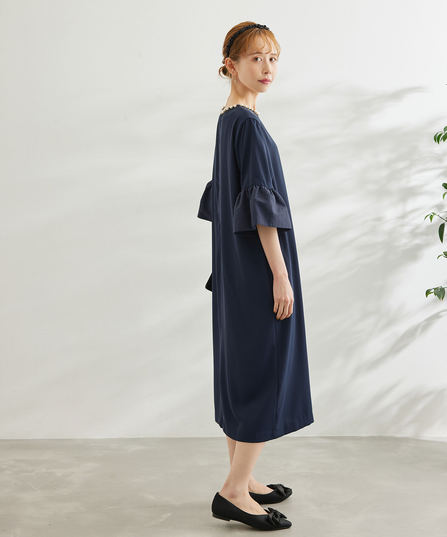 Rope&rsquo;Picnic「【一部店舗限定】【Mon E&rsquo;toile/モンエトワール】パールサックDress」|ドレス|