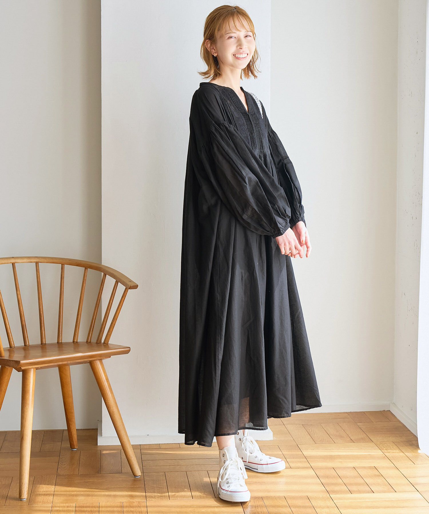 Rope&rsquo;Picnic「【一部店舗限定】INDIAカフタンワンピース」|ワンピース|