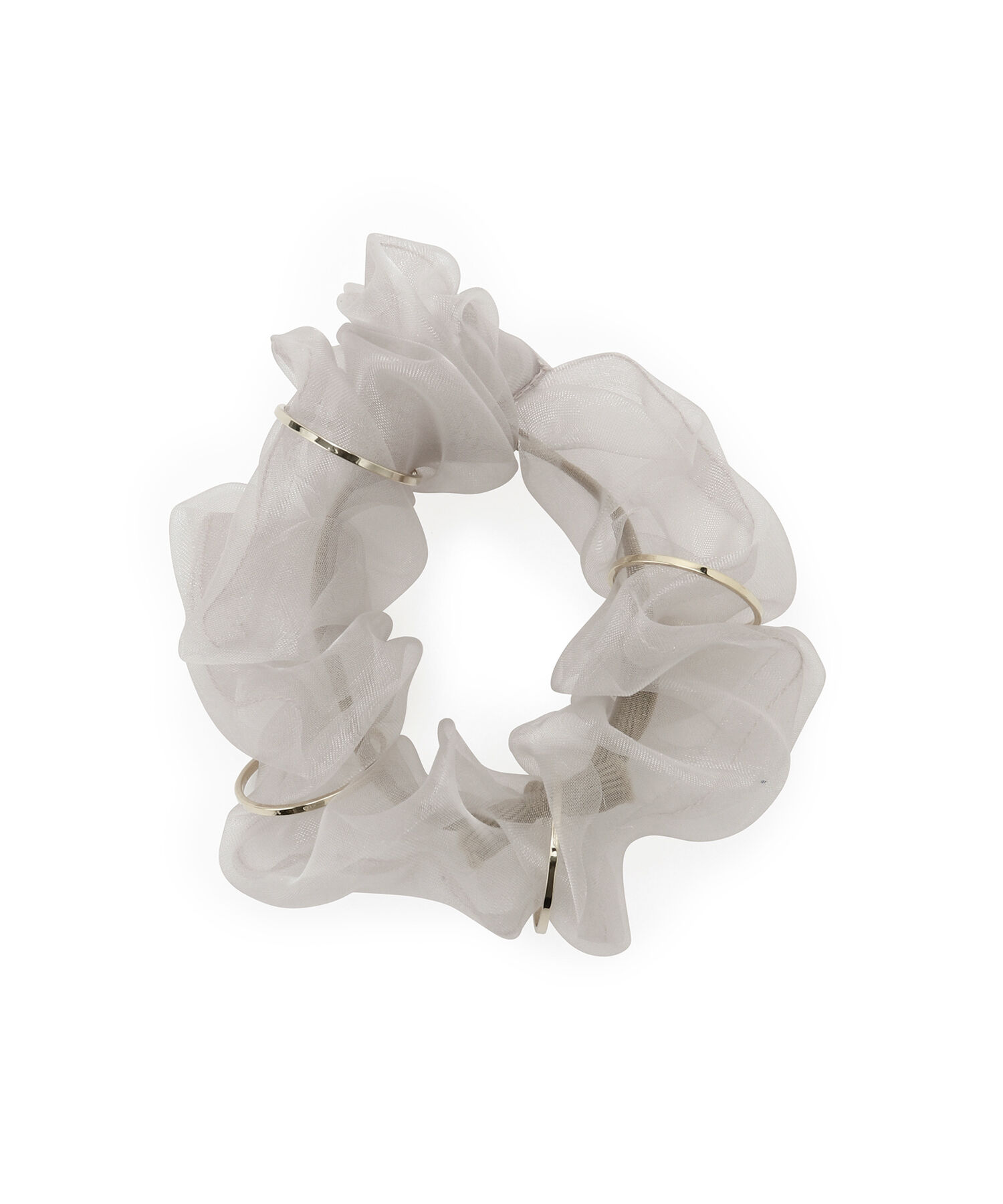 ROPE PICNIC PASSAGE「オーガンジー&times;シャイニーミニシュシュセット」|ヘアゴム・シュシュ|