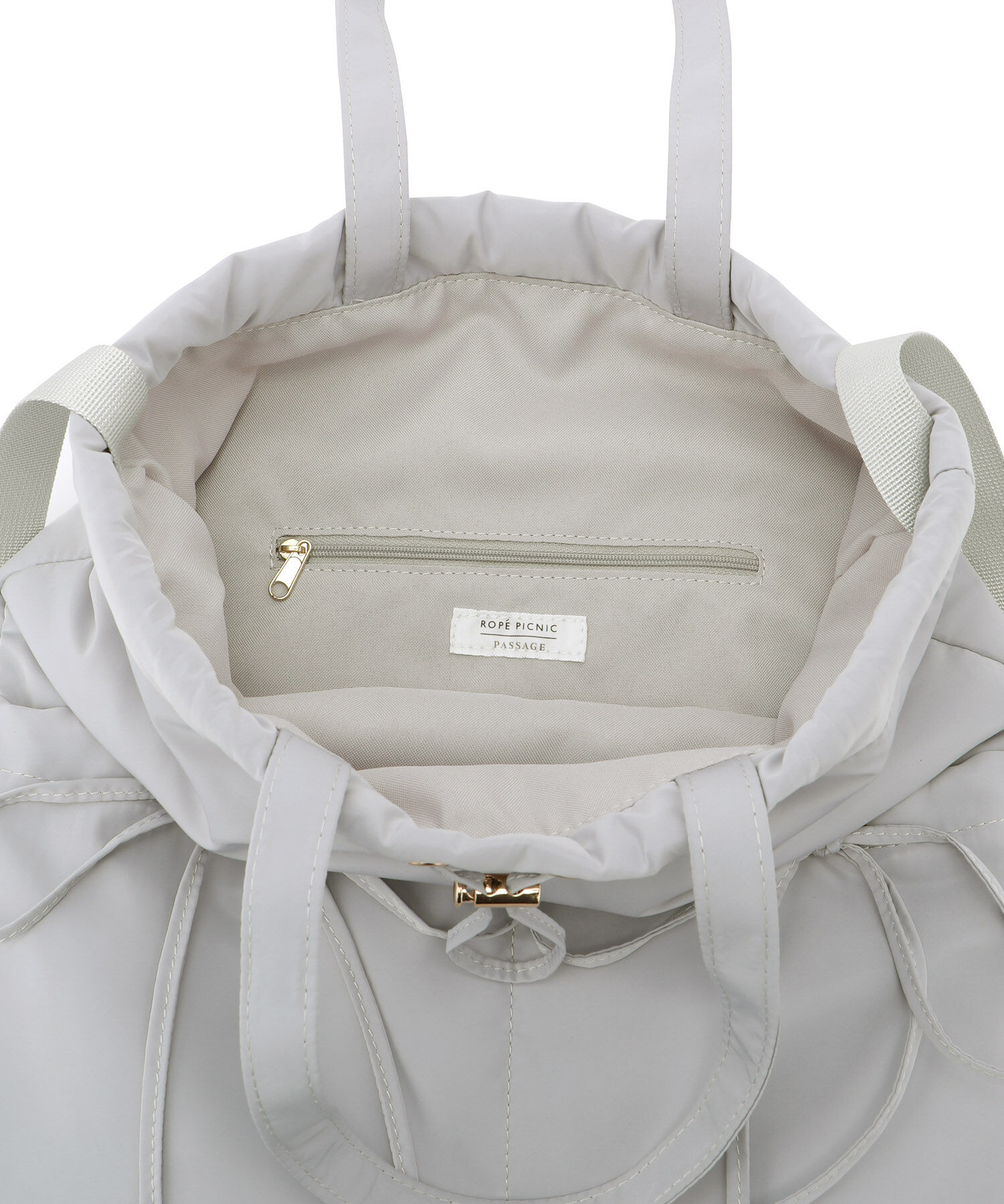 ROPE PICNIC PASSAGE「A4対応・撥水加工/リボンドロストリングナップザック」|リュック|
