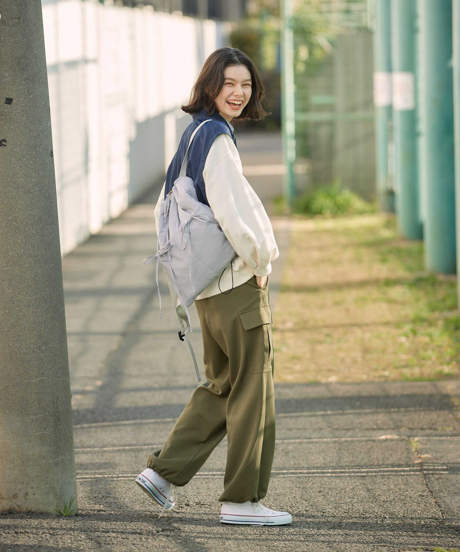 ROPE PICNIC PASSAGE「A4対応・撥水加工/リボンドロストリングナップザック」|リュック|