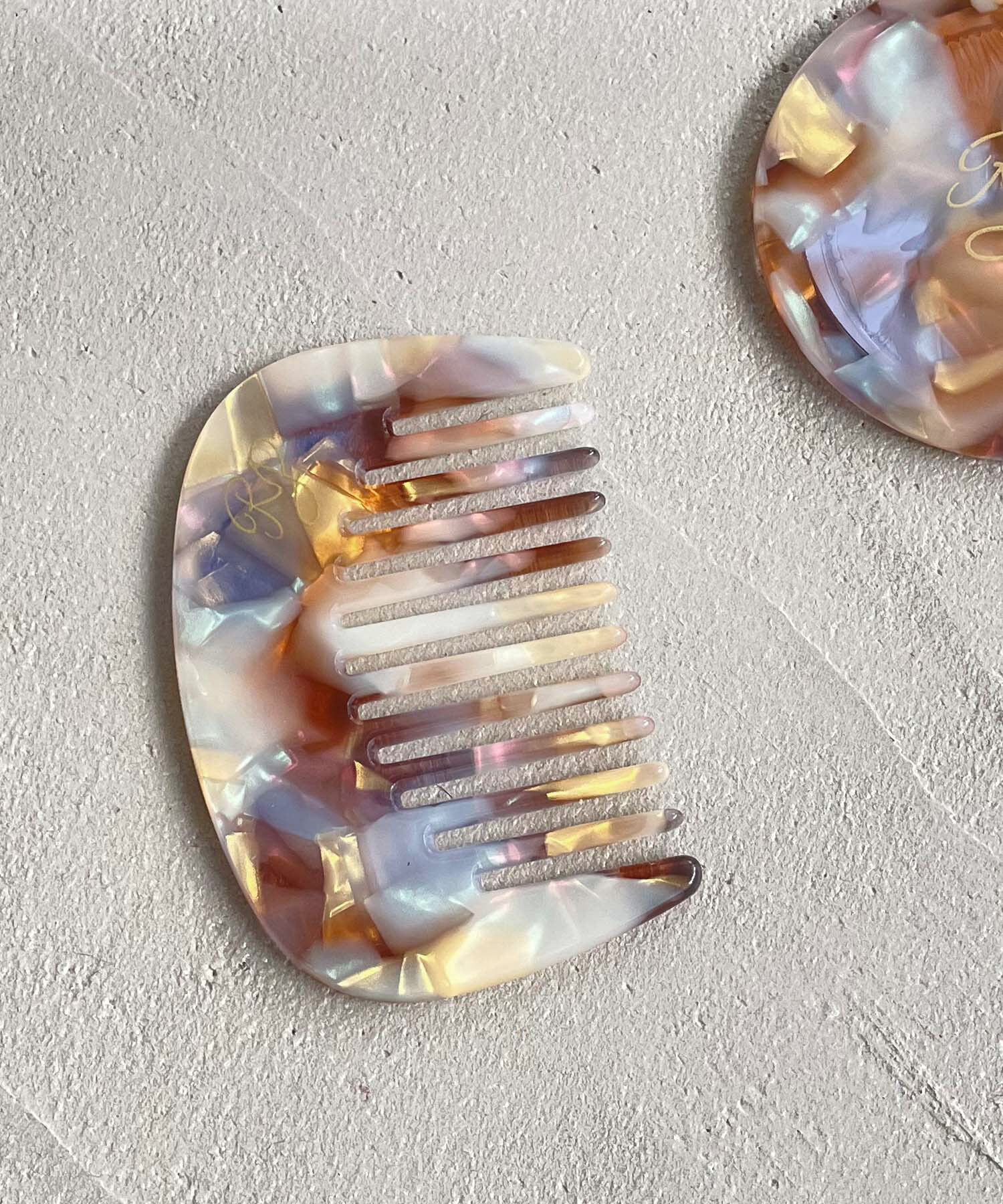 ROPE PICNIC PASSAGE「マーブルラウンドスクエアコーム」|その他|ブラウン系(23)