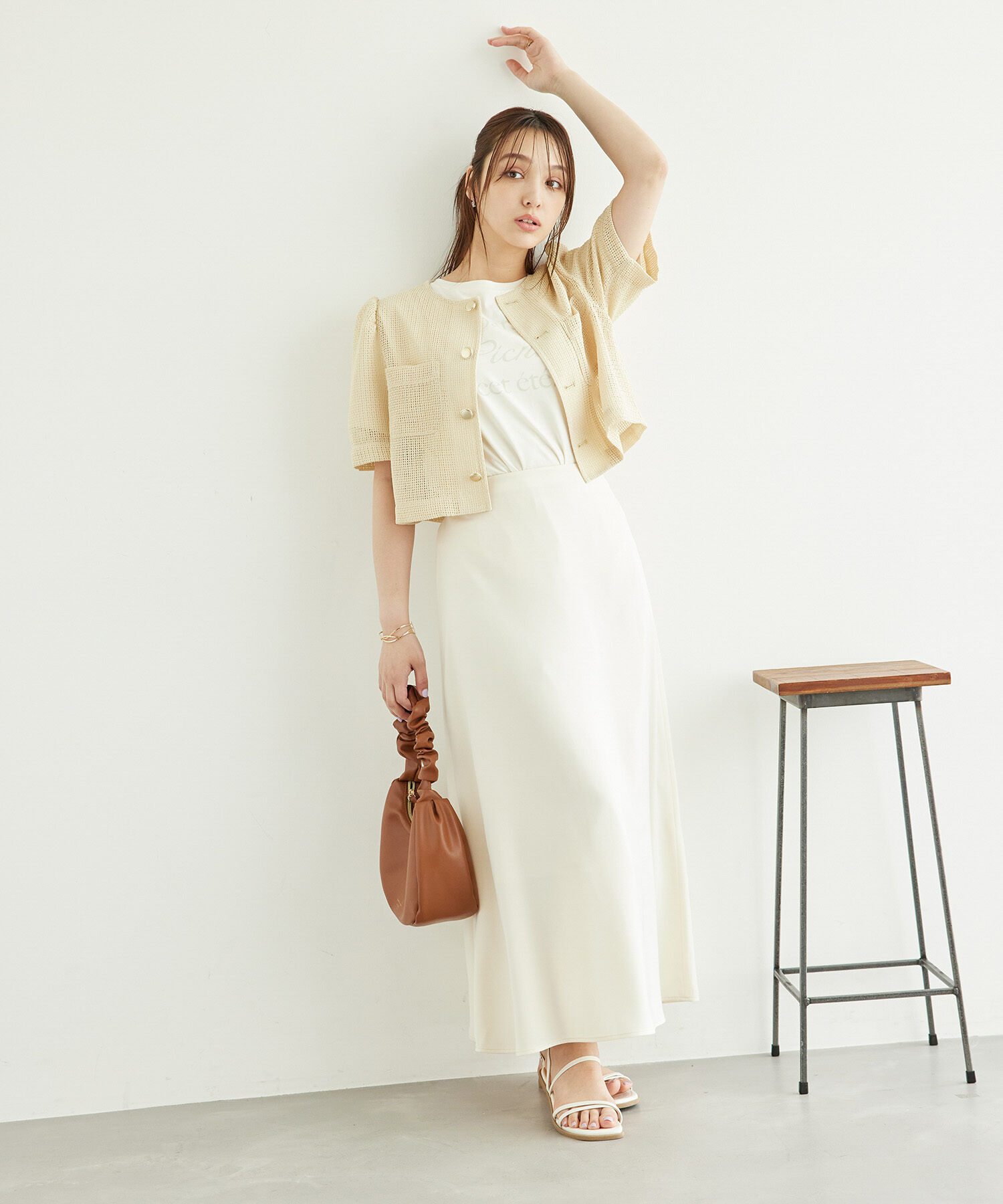 Rope&rsquo;Picnic「【ご好評につき追加生産】カーディジャケット」|ノーカラージャケット|