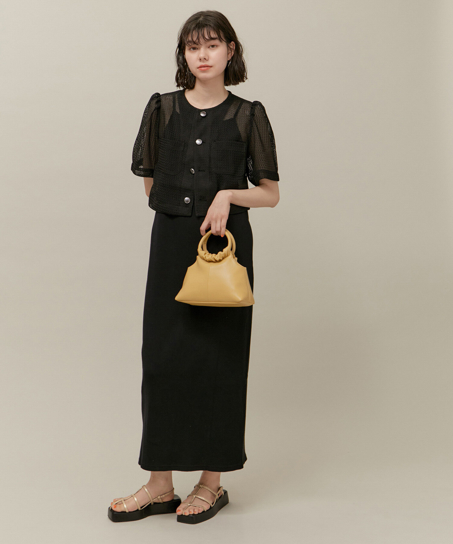 Rope&rsquo;Picnic「【ご好評につき追加生産】カーディジャケット」|ノーカラージャケット|