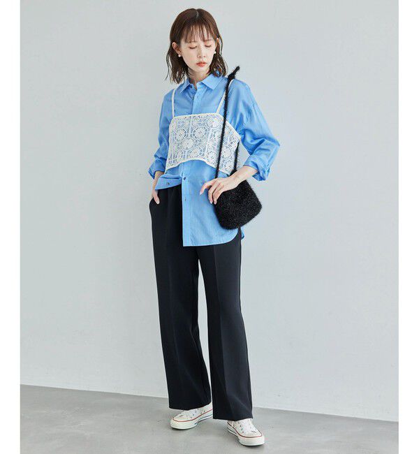 Rope&rsquo;Picnic「【3サイズ展開】ストレートイージーパンツ」|チノ|