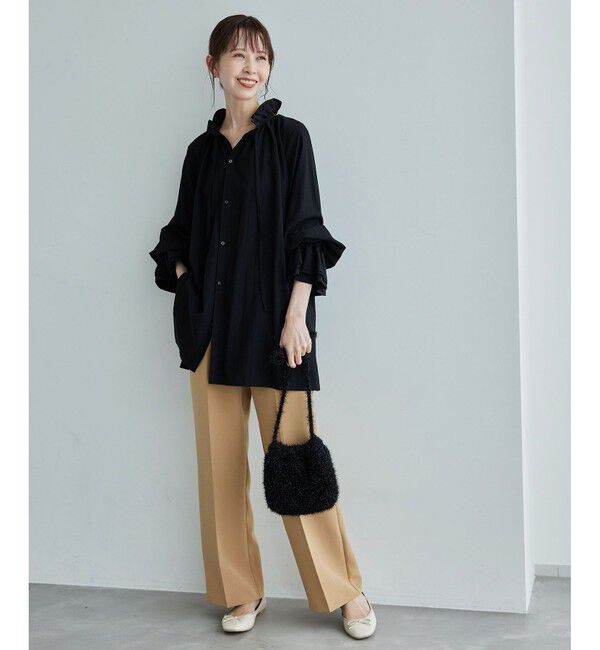 Rope&rsquo;Picnic「【3サイズ展開】ストレートイージーパンツ」|チノ|